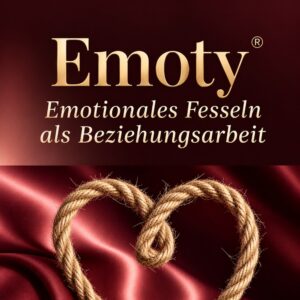 Buchcover Emoty-Emotionales Fesseln – Beziehungsarbeit, Shibari für Paare, von Hagen Alkis
